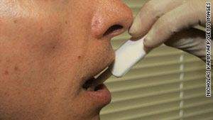 Results of the free oral test are available in about 20 minutes.